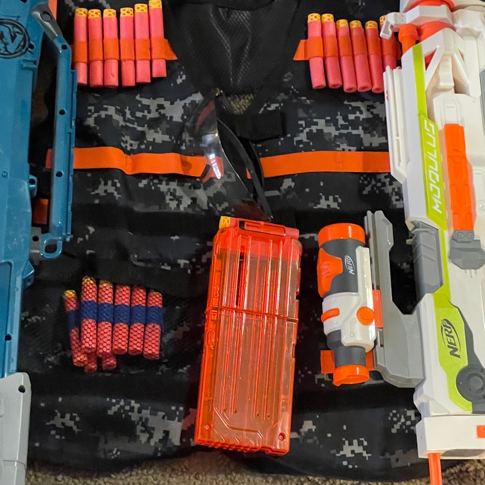 Nerf Blue and Orange Playsets - Picture 3 of 5